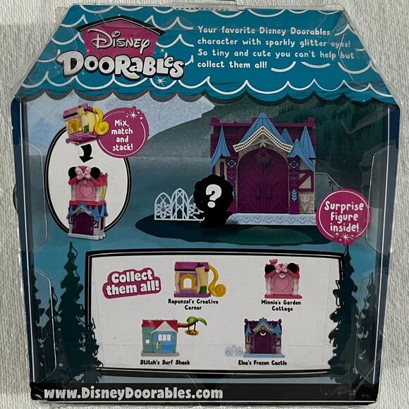 Disney Doorables Mini Playset Elsa's Frozen Castle w/ Mystery Figure - Picture 2 of 3